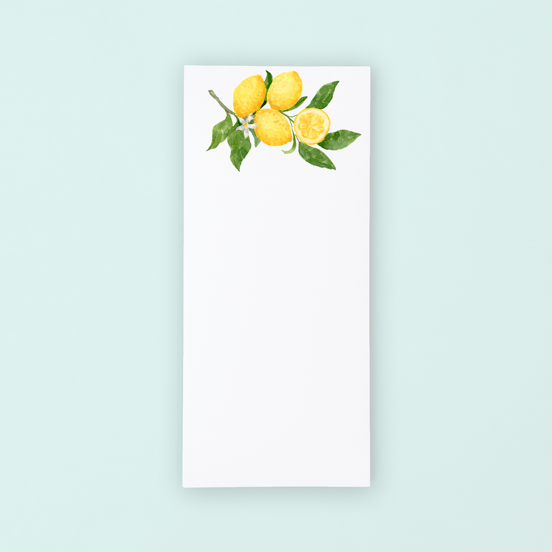 Lemon Branch Notepad - Just Fabulous Palm Springs