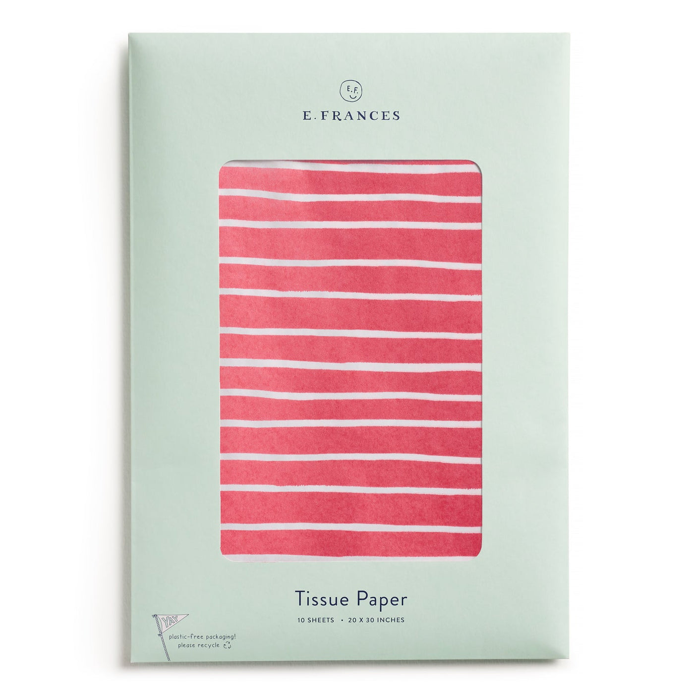 Red Stripe Tissue Paper