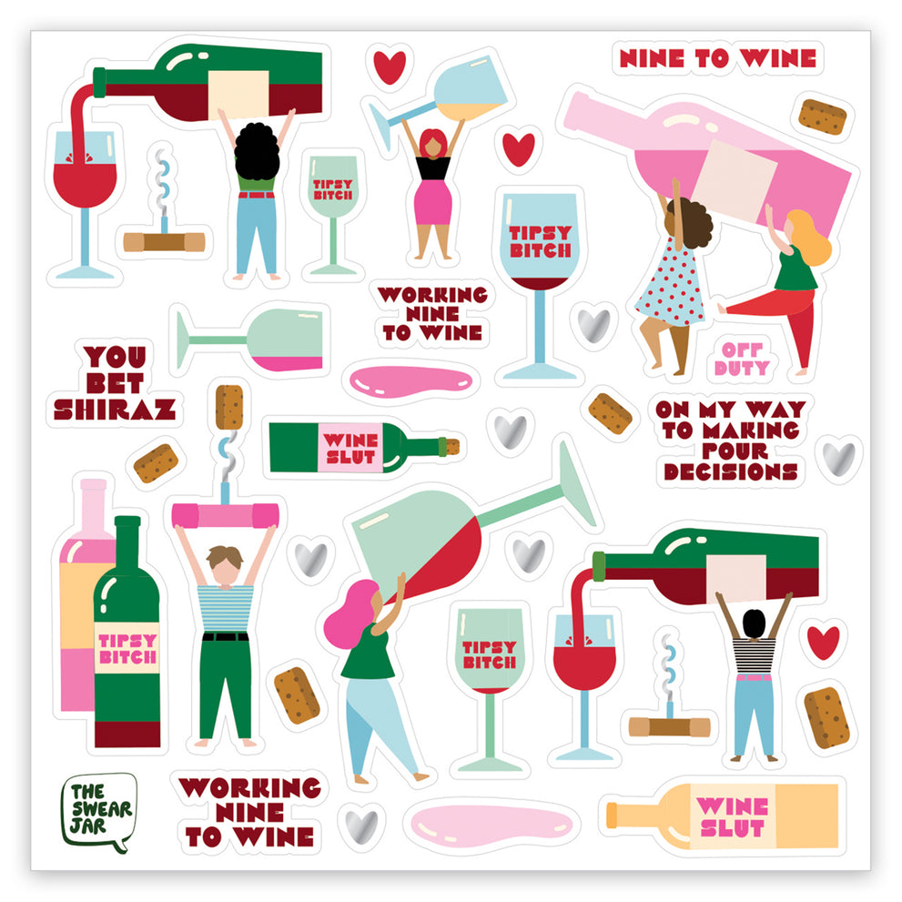 Wine Slut Sticker Pack