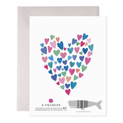 Many Hearts Thanks Greeting Card