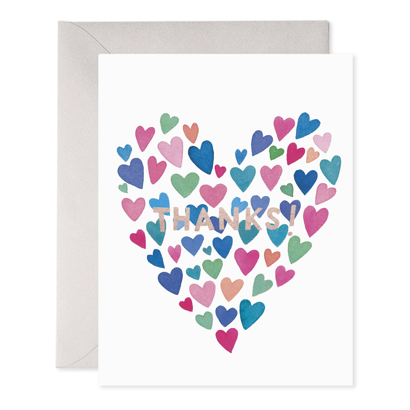 Many Hearts Thanks Greeting Card