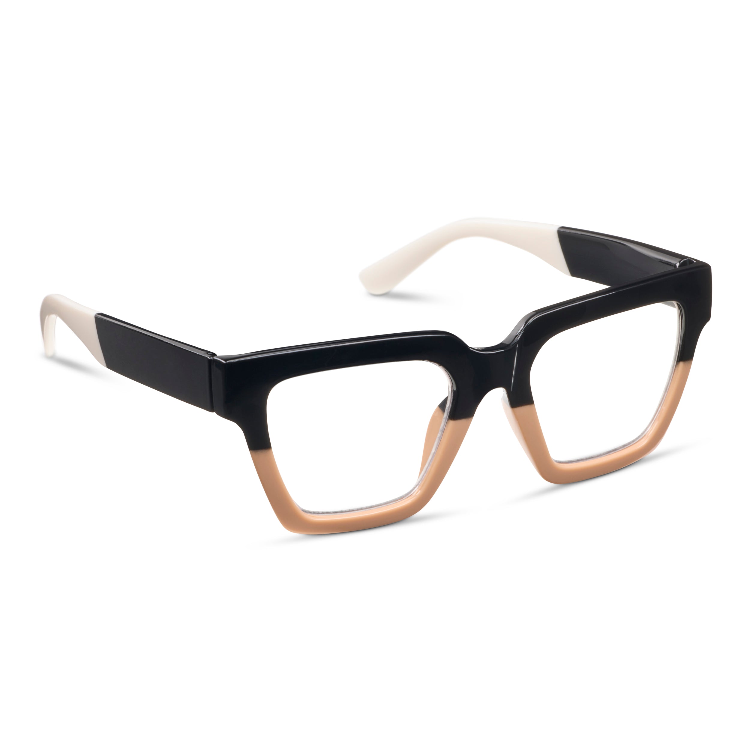 Take A Bow Reading Glasses - Black/Tan