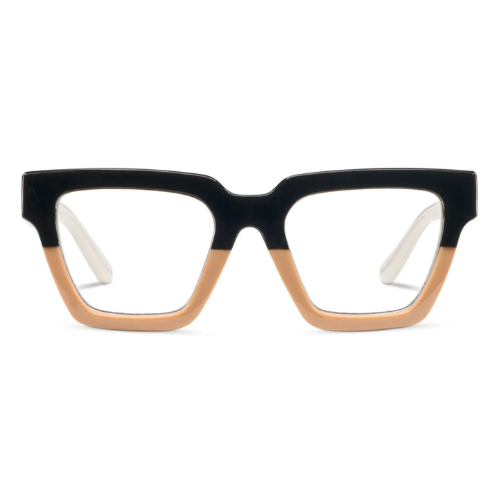 Take A Bow Reading Glasses - Black/Tan