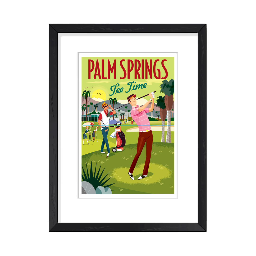 Print: Tee Time 13" x 19" (Framed)