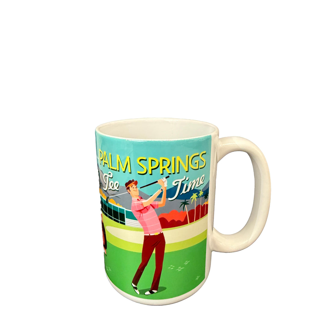 15oz Mug: Palm Springs Golfers - Just Fabulous Palm Springs