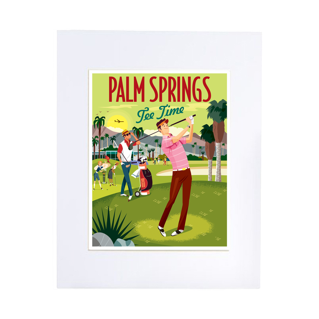 Print: Tee Time 8" x 10" (Unframed)