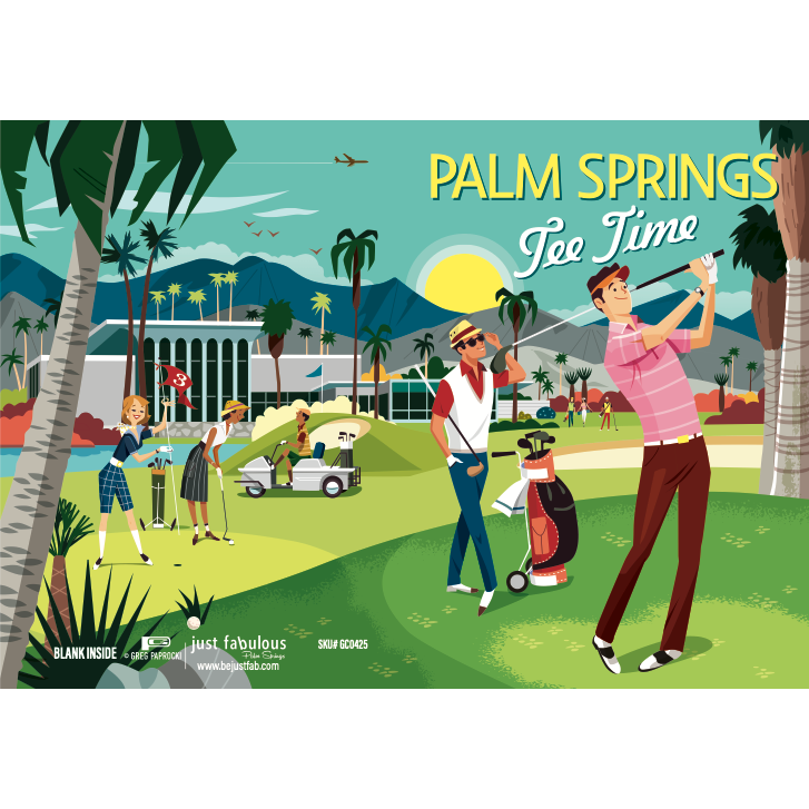 Greeting Card: Tee Time (Blank Inside)