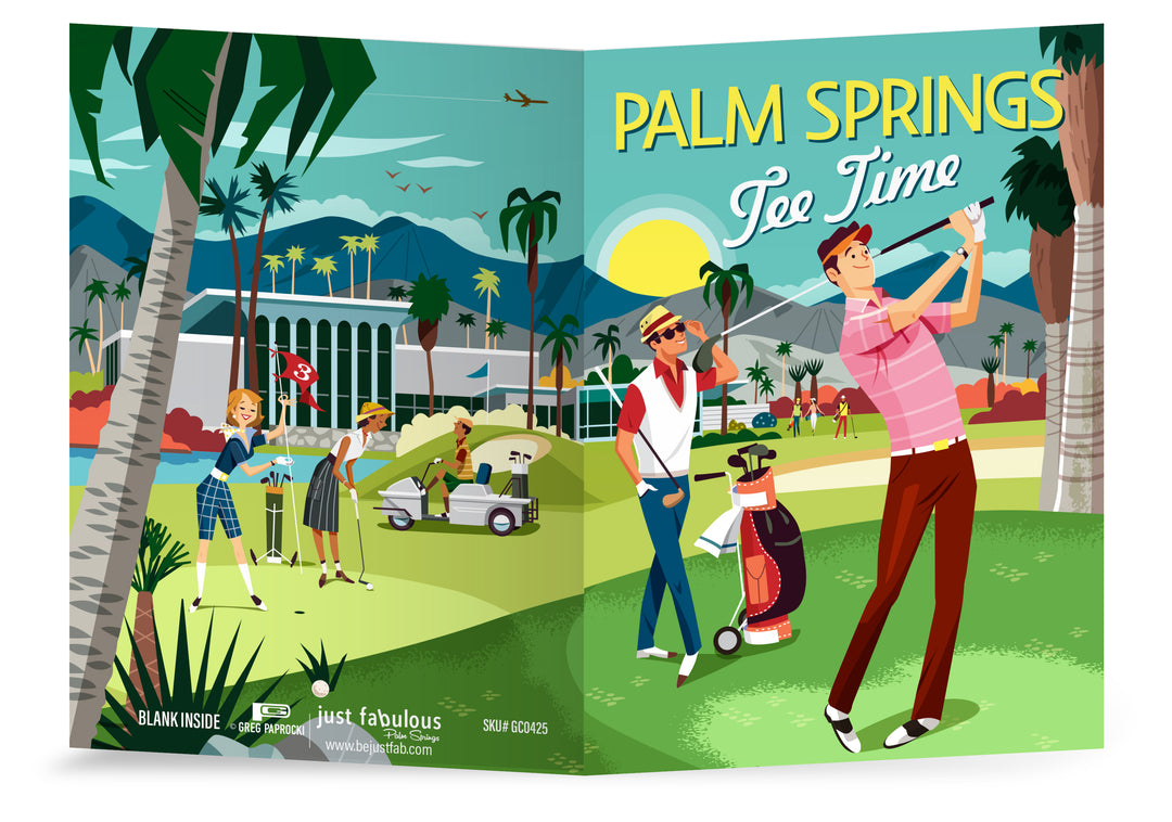 Greeting Card: Tee Time (Blank Inside)