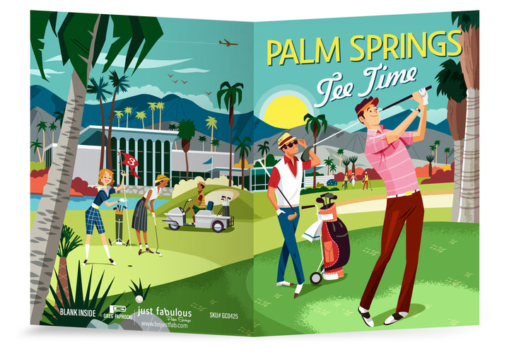 Greeting Card: Tee Time (Blank Inside)