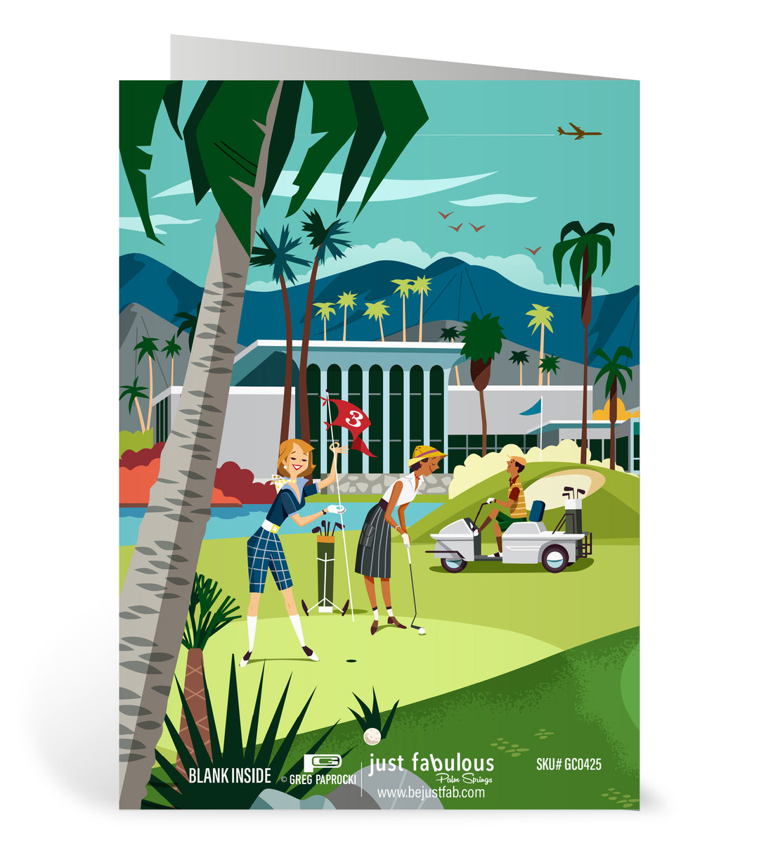 Greeting Card: Tee Time (Blank Inside)