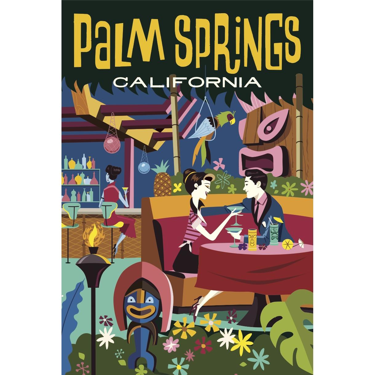 Postcard: Palm Springs Tiki