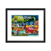 Print: Tiki Time Horizontal 13" x 19" (Framed)