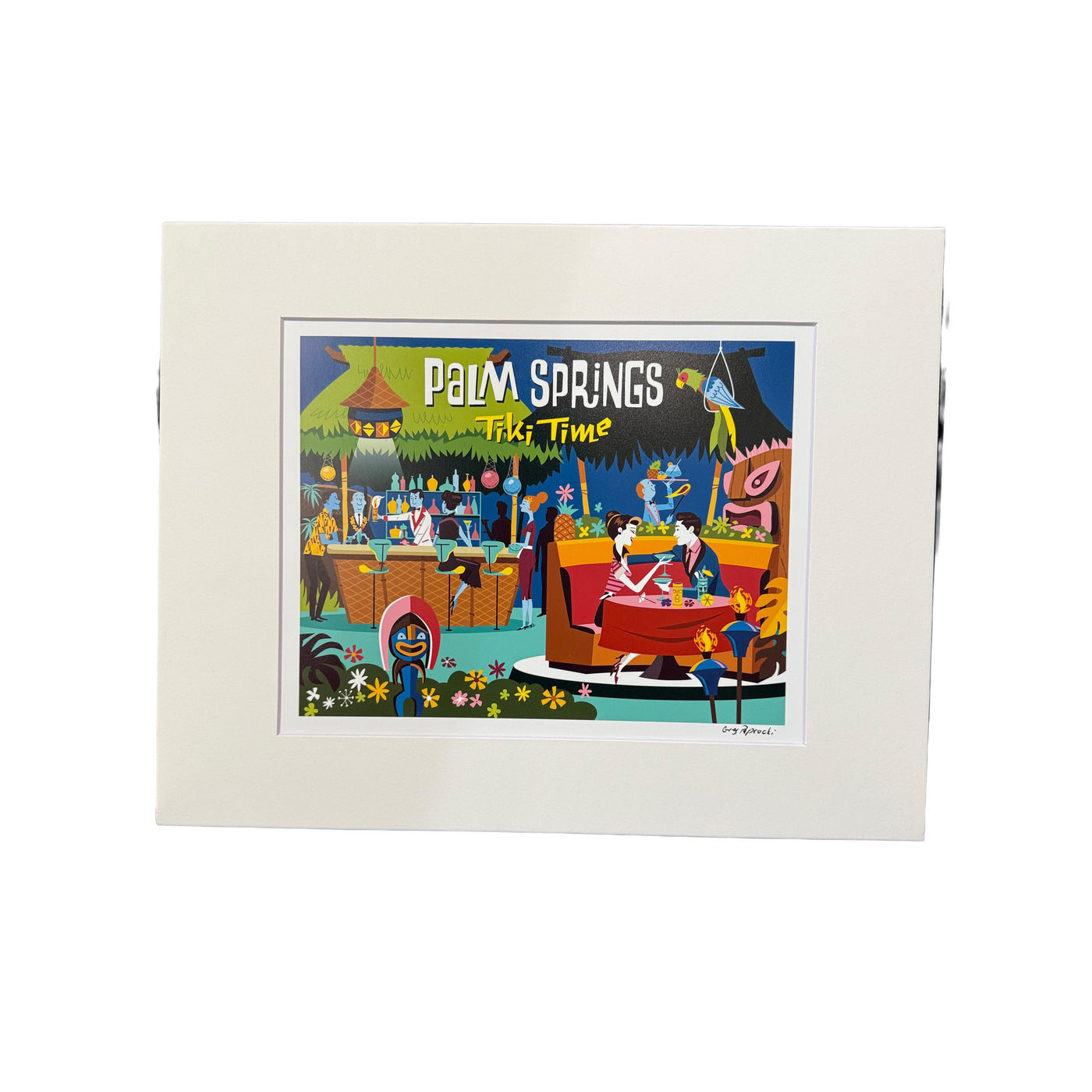 Print: Tiki Time Landscape 8" x 10" (Unframed)