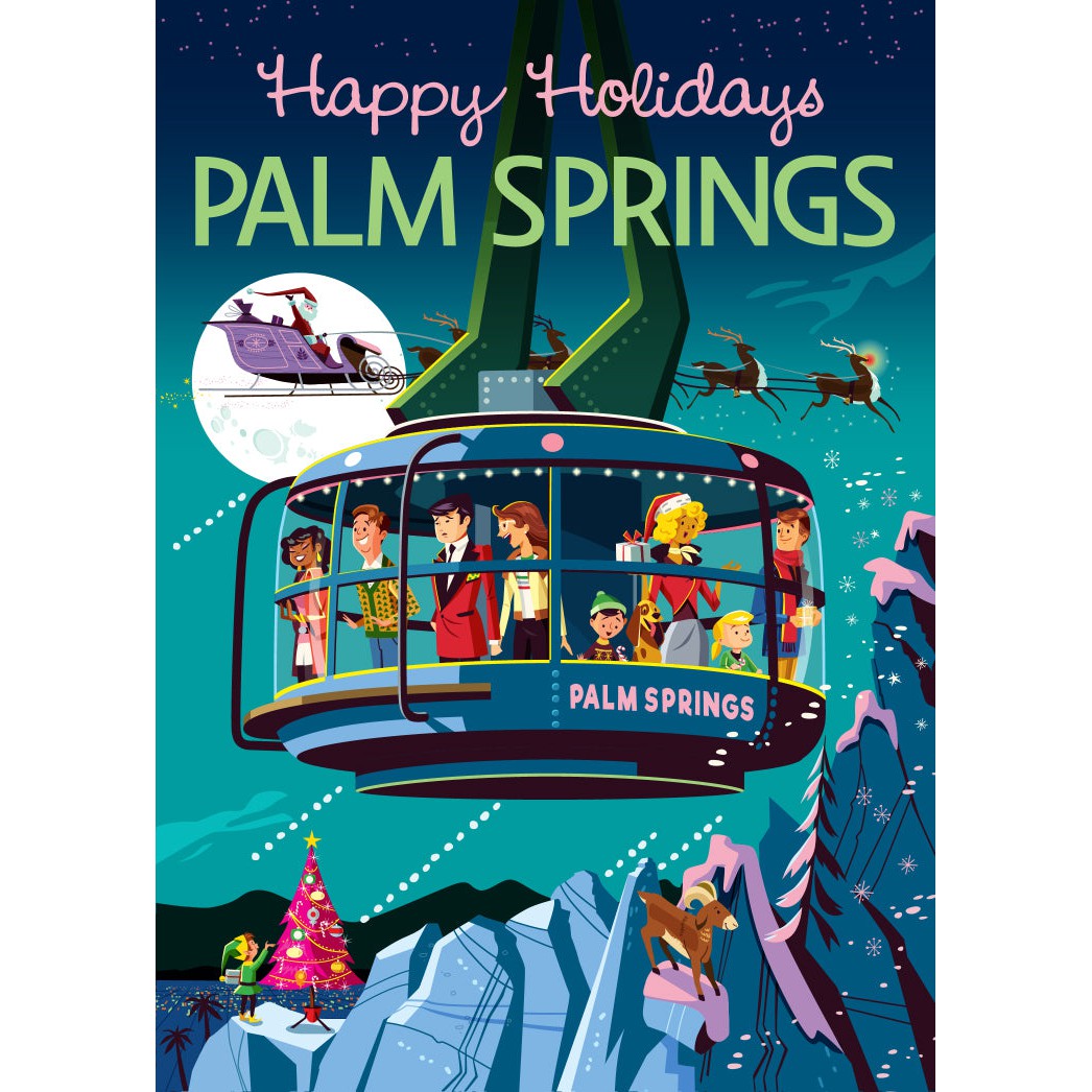 Magnet: Palm Springs Tram Xmas