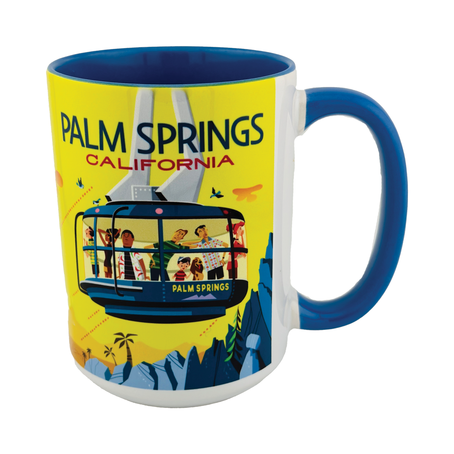 15oz Mug: Palm Springs Tram - Just Fabulous Palm Springs