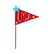 USA Pennant Metal Easel