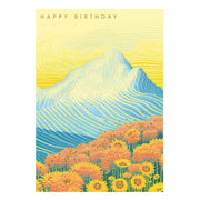 Mount Fuji Birthday Card