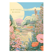 Garden Path Birthday Card