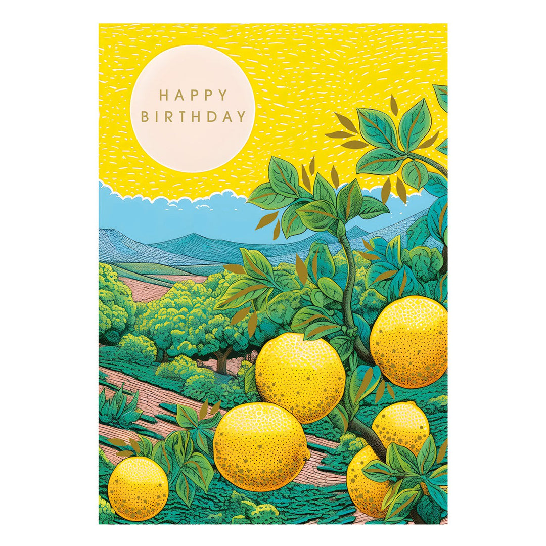 Lemon Grove Birthday Card - Just Fabulous Palm Springs