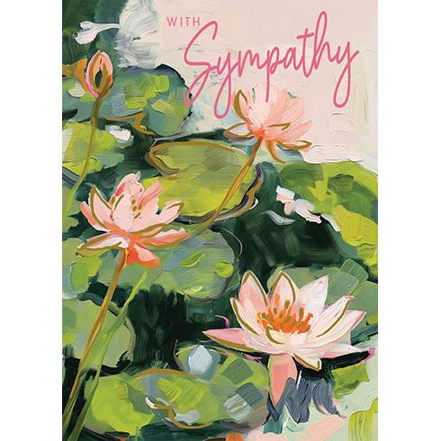Water Lillies Greeting Card