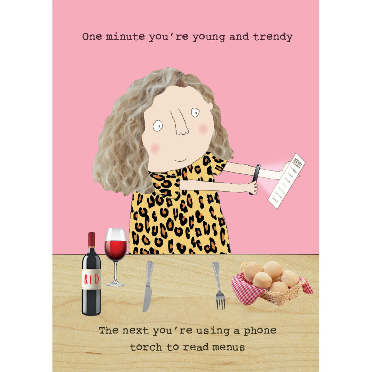 Read Menus Birthday Card - Just Fabulous Palm Springs