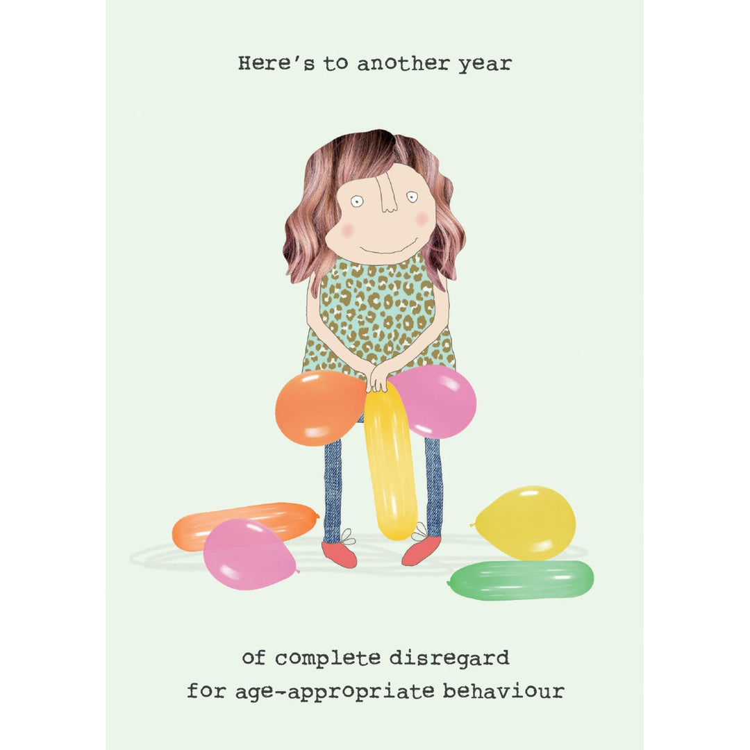 Girl Disregarded Birthday Card - Just Fabulous Palm Springs