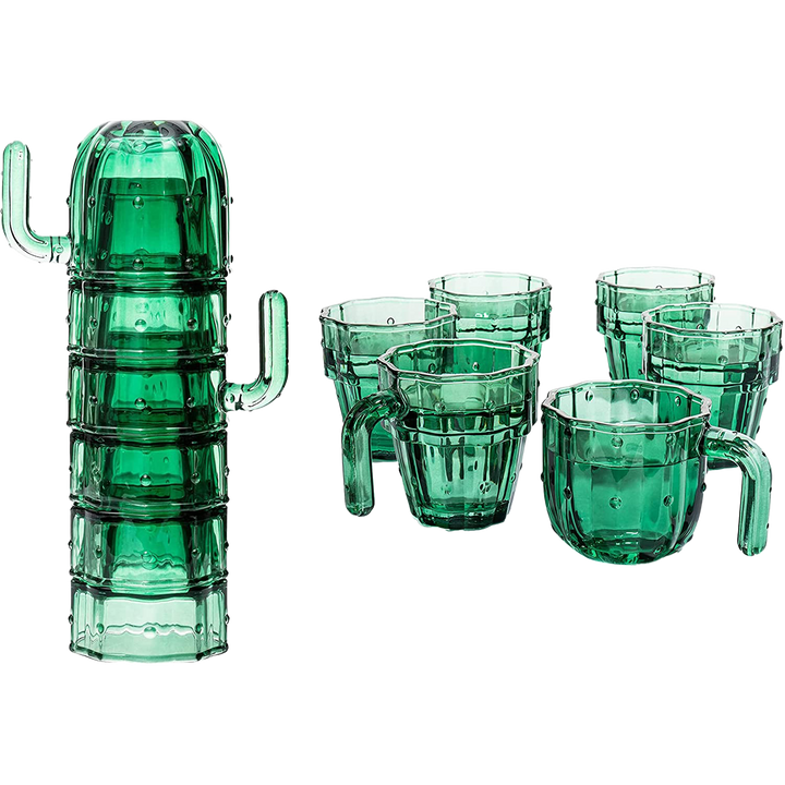 Cactus Stackable Glasses