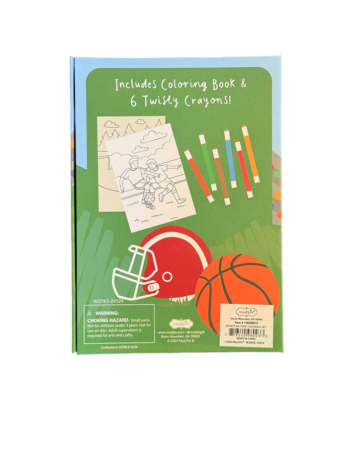 My First Coloring Set-Game Day