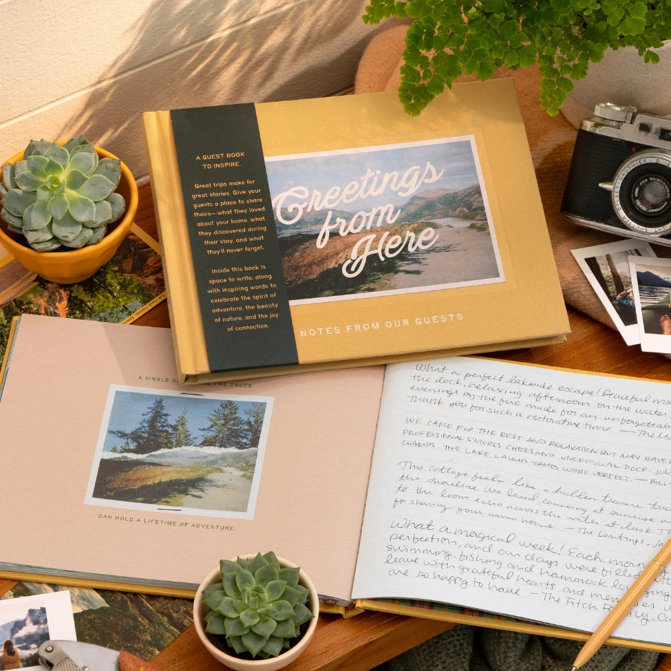 Greetings From Here Guest Book