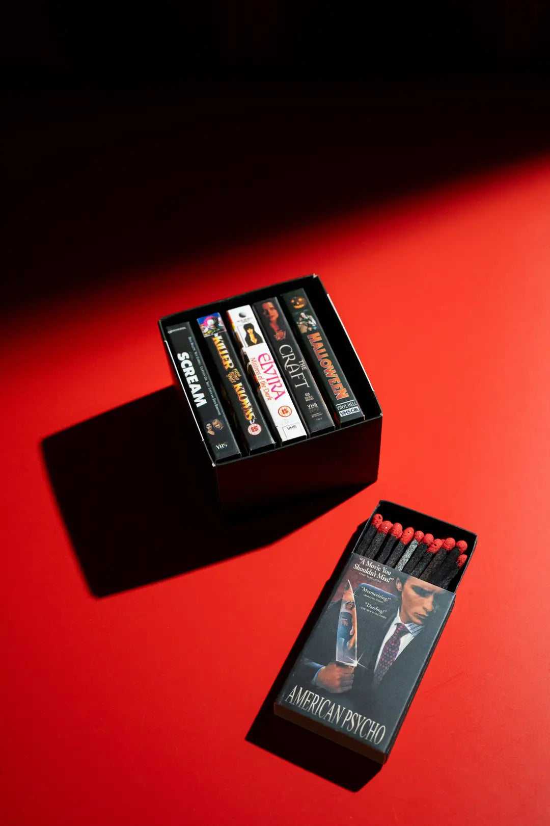 VHS Horror Film Match Box Set