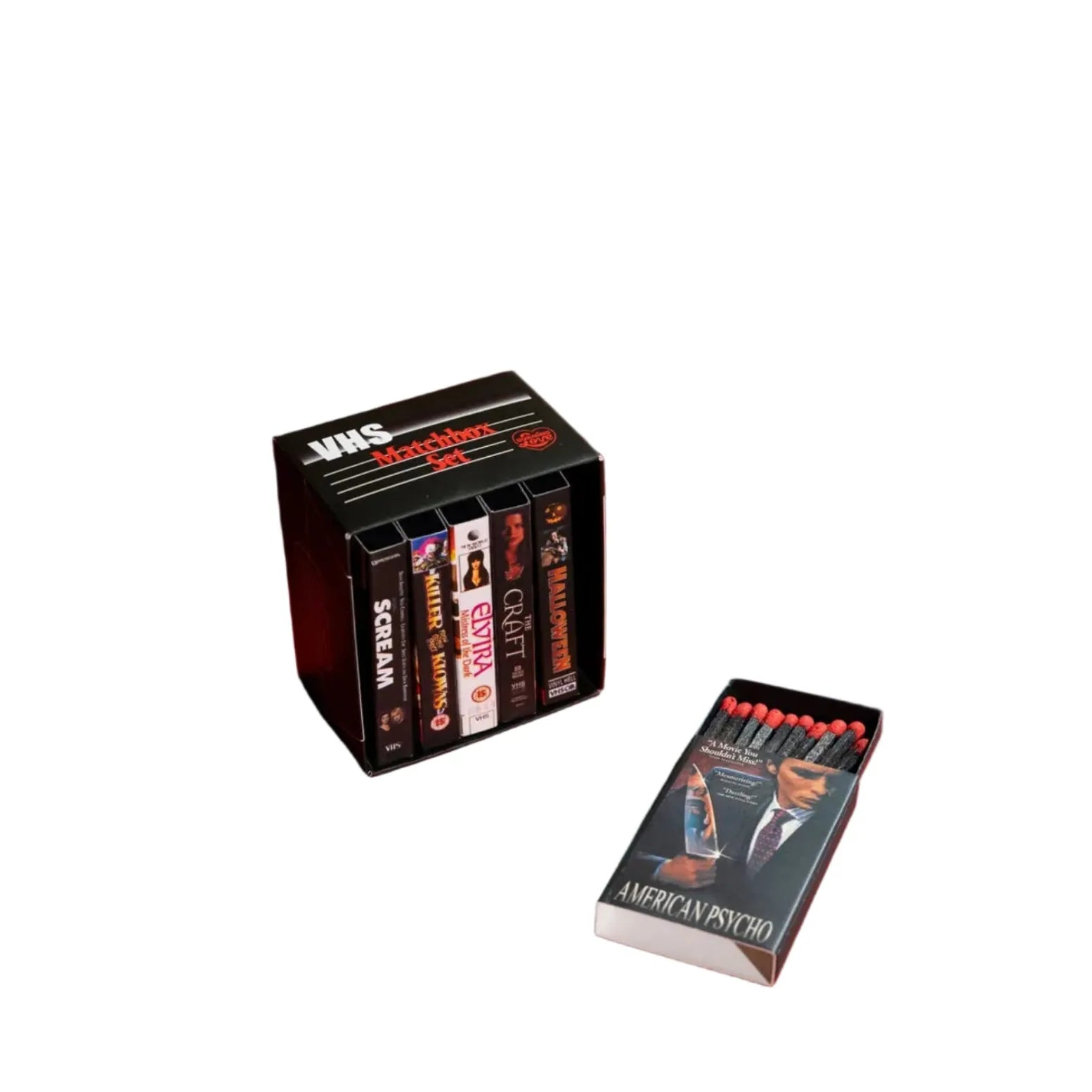 VHS Horror Film Match Box Set