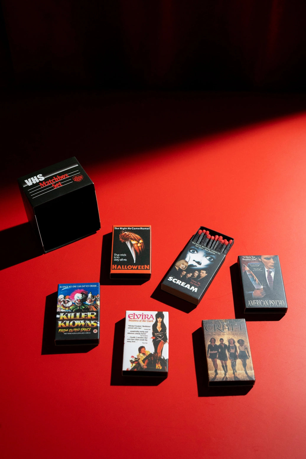 VHS Horror Film Match Box Set
