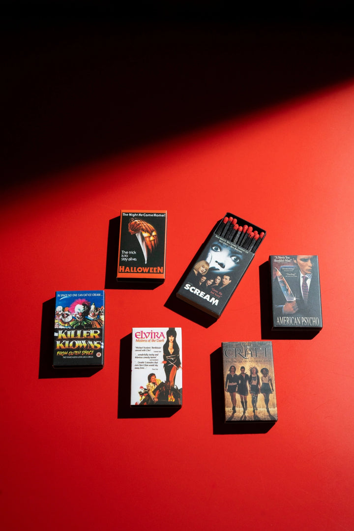 VHS Horror Film Match Box Set