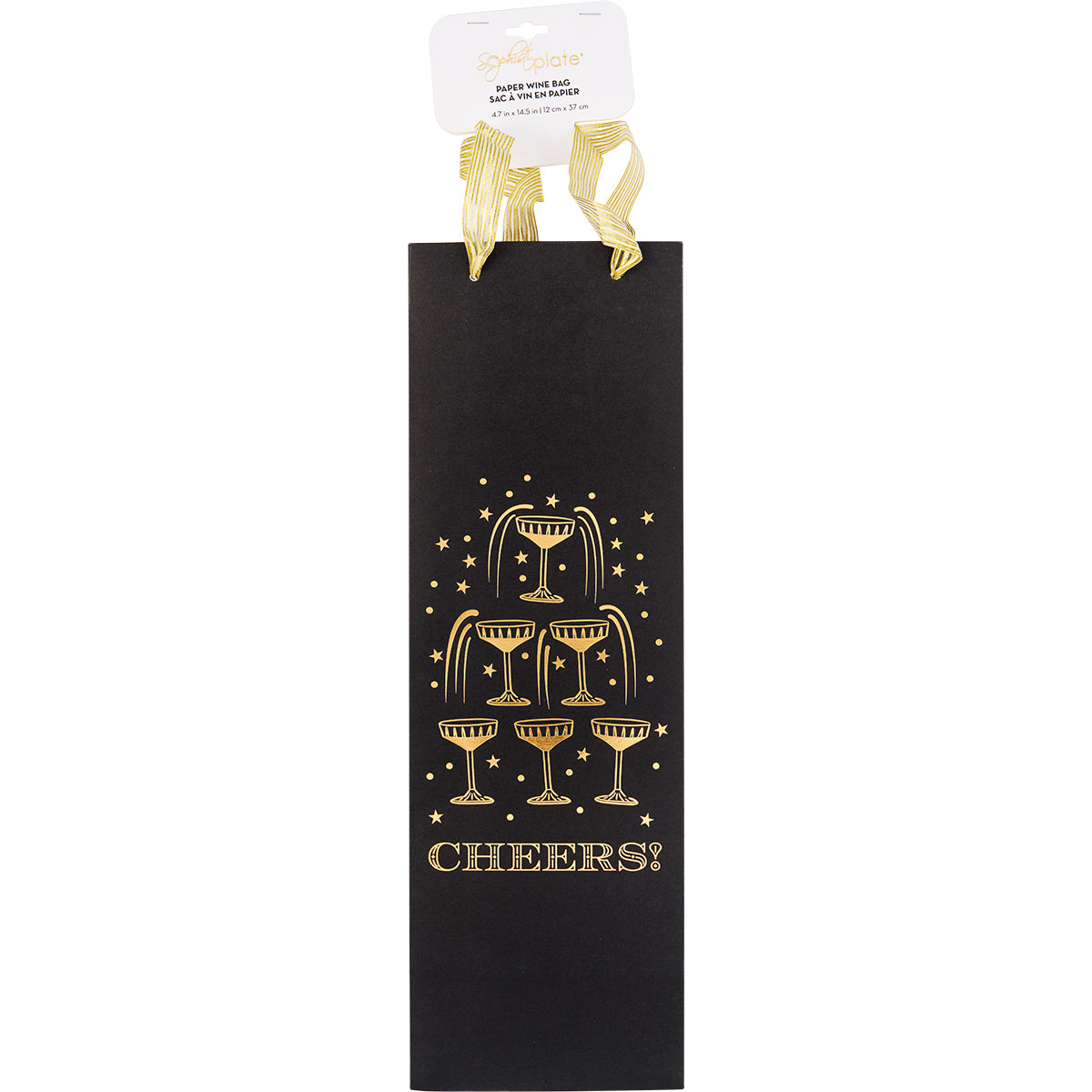Midnight Sparkle Wine Bag
