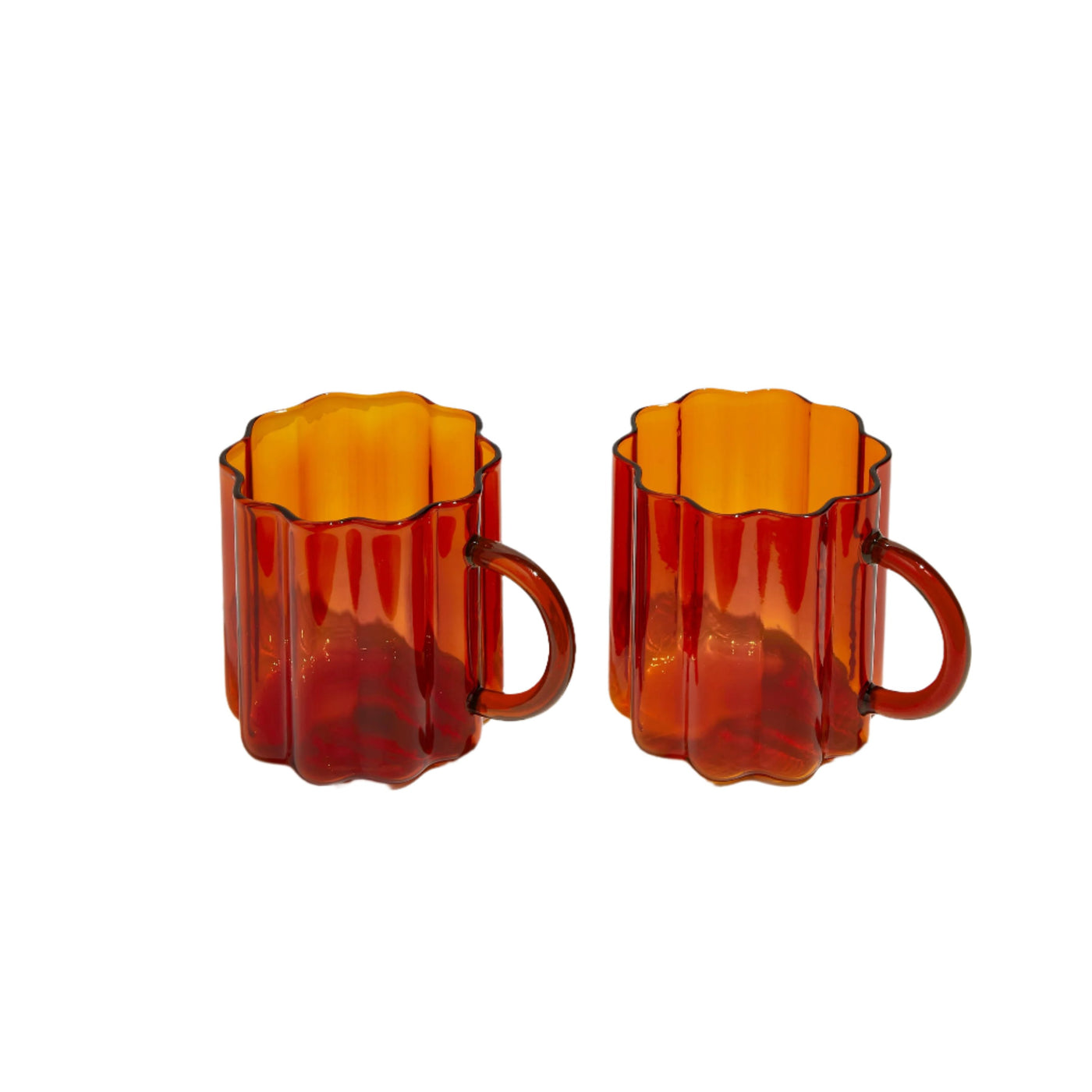 Wave Mugs - Amber