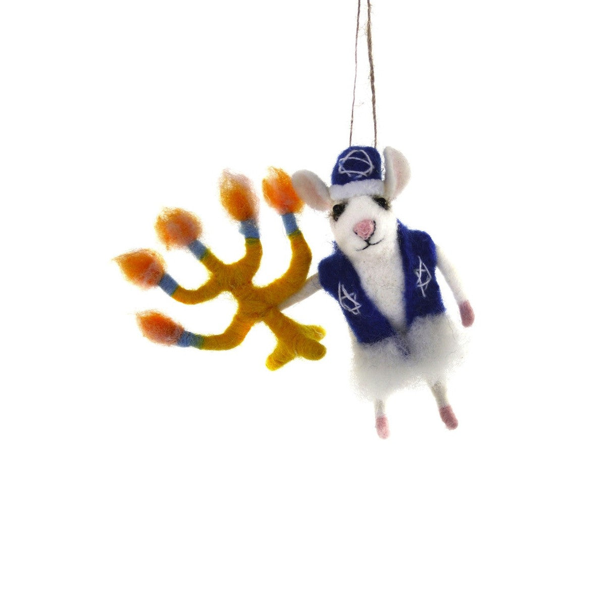 Happy Hanukkah Mouse Ornament