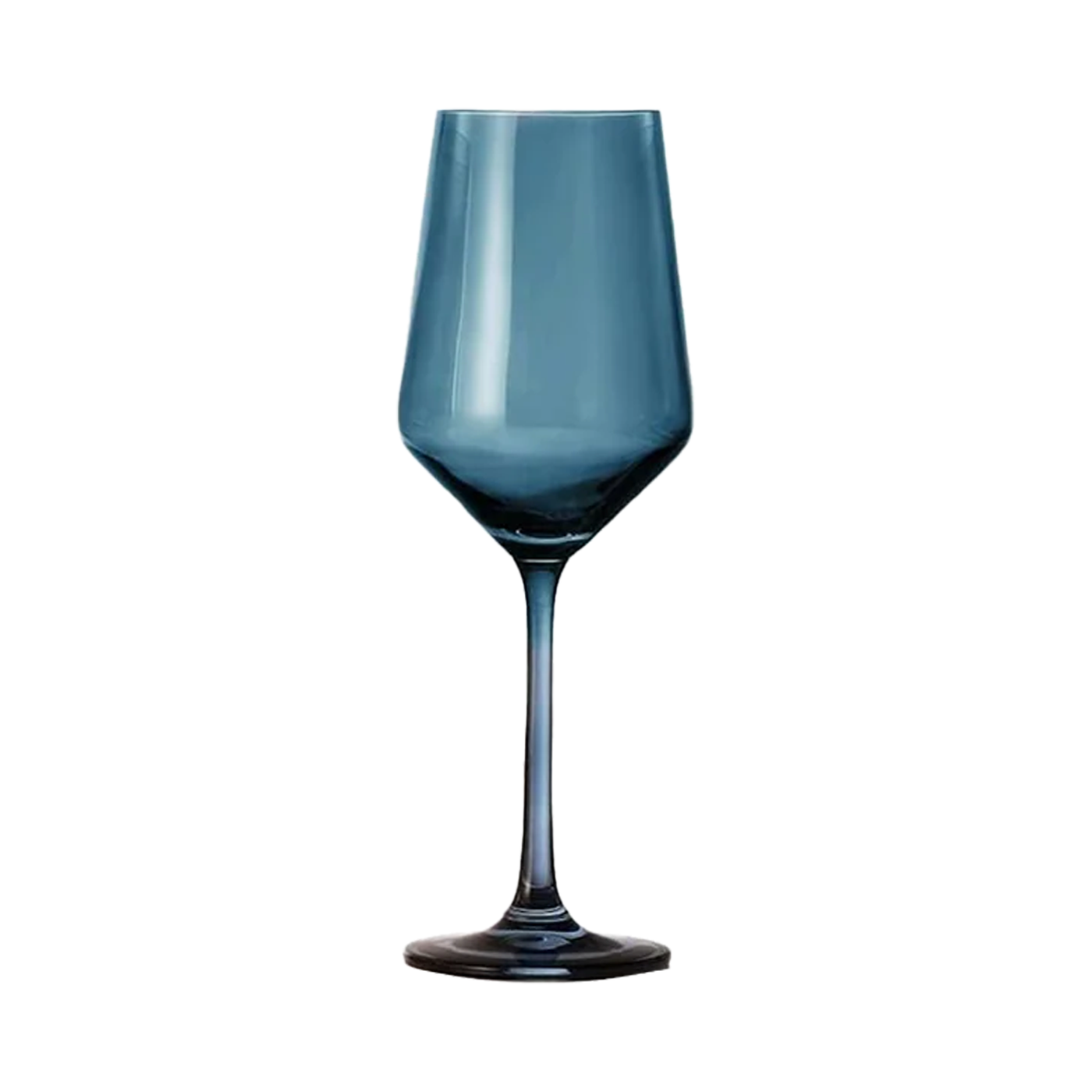 Colored Wine Crystal Glass - Blue