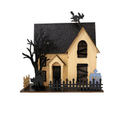 Lighted Haunted House Table Top Decor - Witch