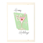 Happy Holidays! Cocktail Card