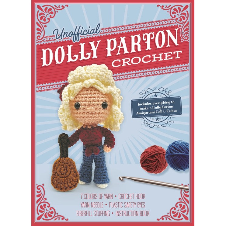 Unofficial Dolly Parton Book And Crochet Kit