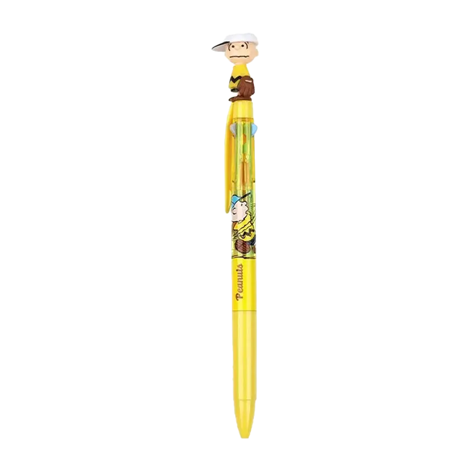 Peanuts® Mascot 3-Color Ball Point Pen - Baseball Charlie