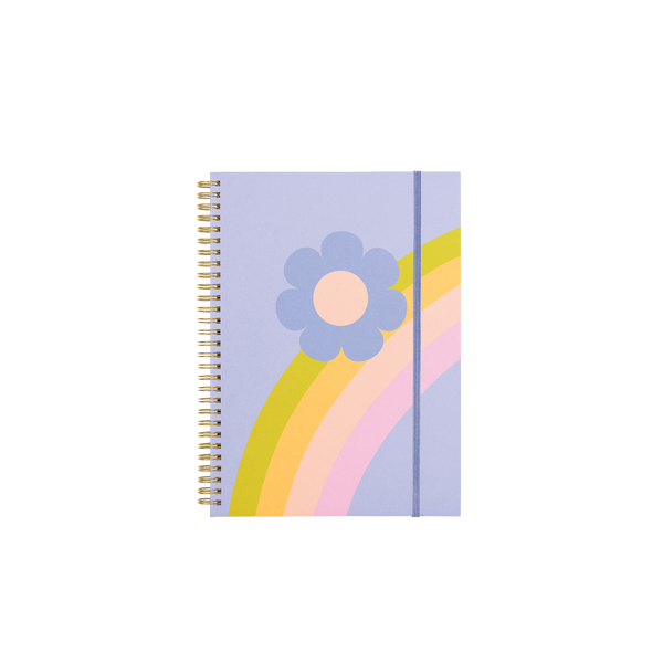 Rainbow Flower Notebook