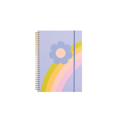 Rainbow Flower Notebook