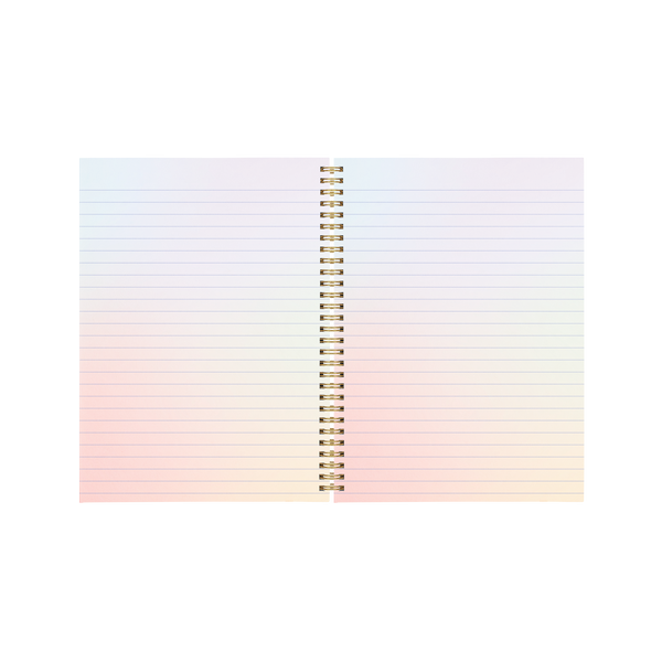 Rainbow Flower Notebook