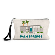 Blue Door Modern House Palm Springs Zipper Pouch - Just Fabulous Palm Springs
