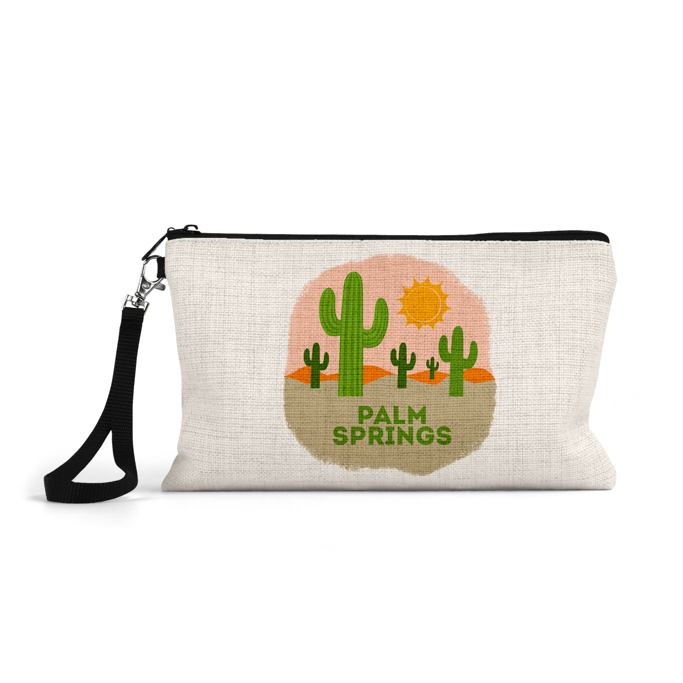 Desert Landscape Palm Springs Zipper Bag
