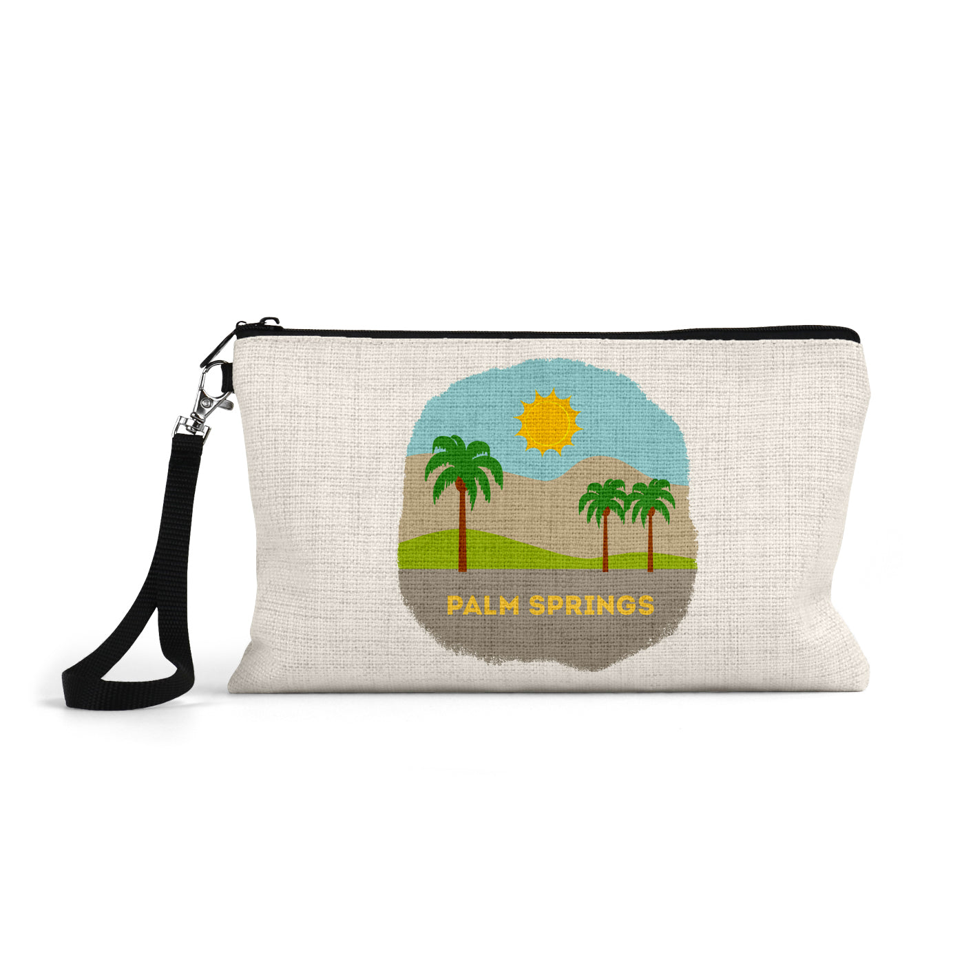 SoCal Mountains Palm Springs Zipper Bag