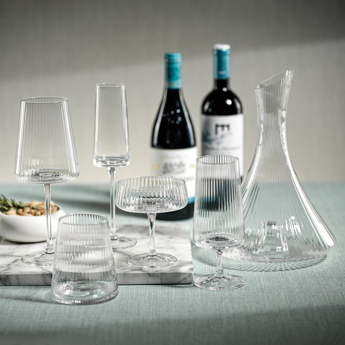 Bandol Fluted Textured Champagne Flute