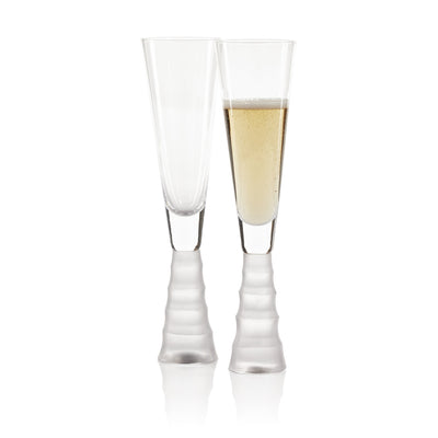 Sagano Bamboo Stem Champagne Flute