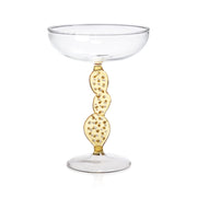 Climbing Cacti Cocktail Glass - Yellow